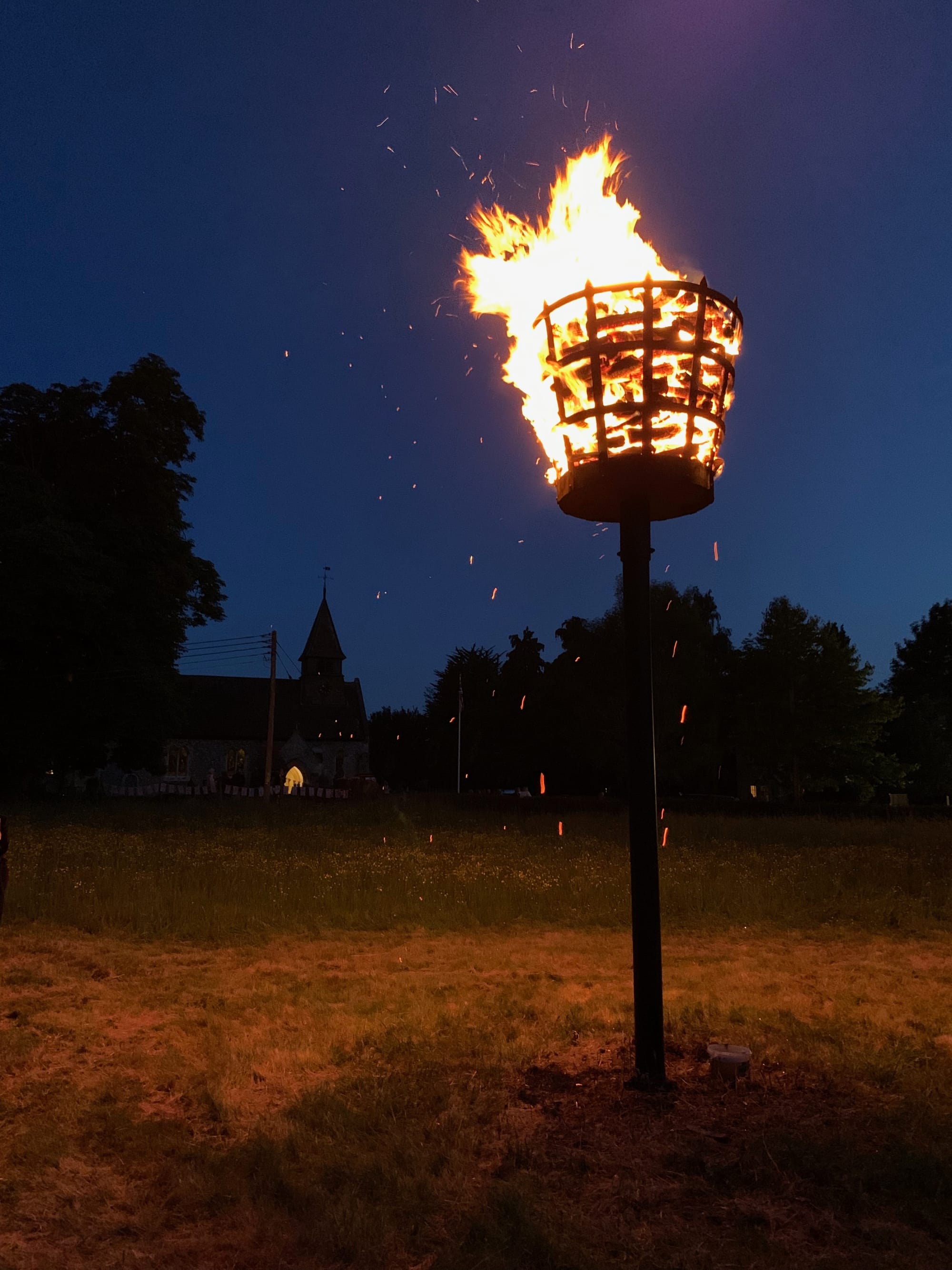 Platinum Jubilee Celebrations in the UK — an evening visit to a local village