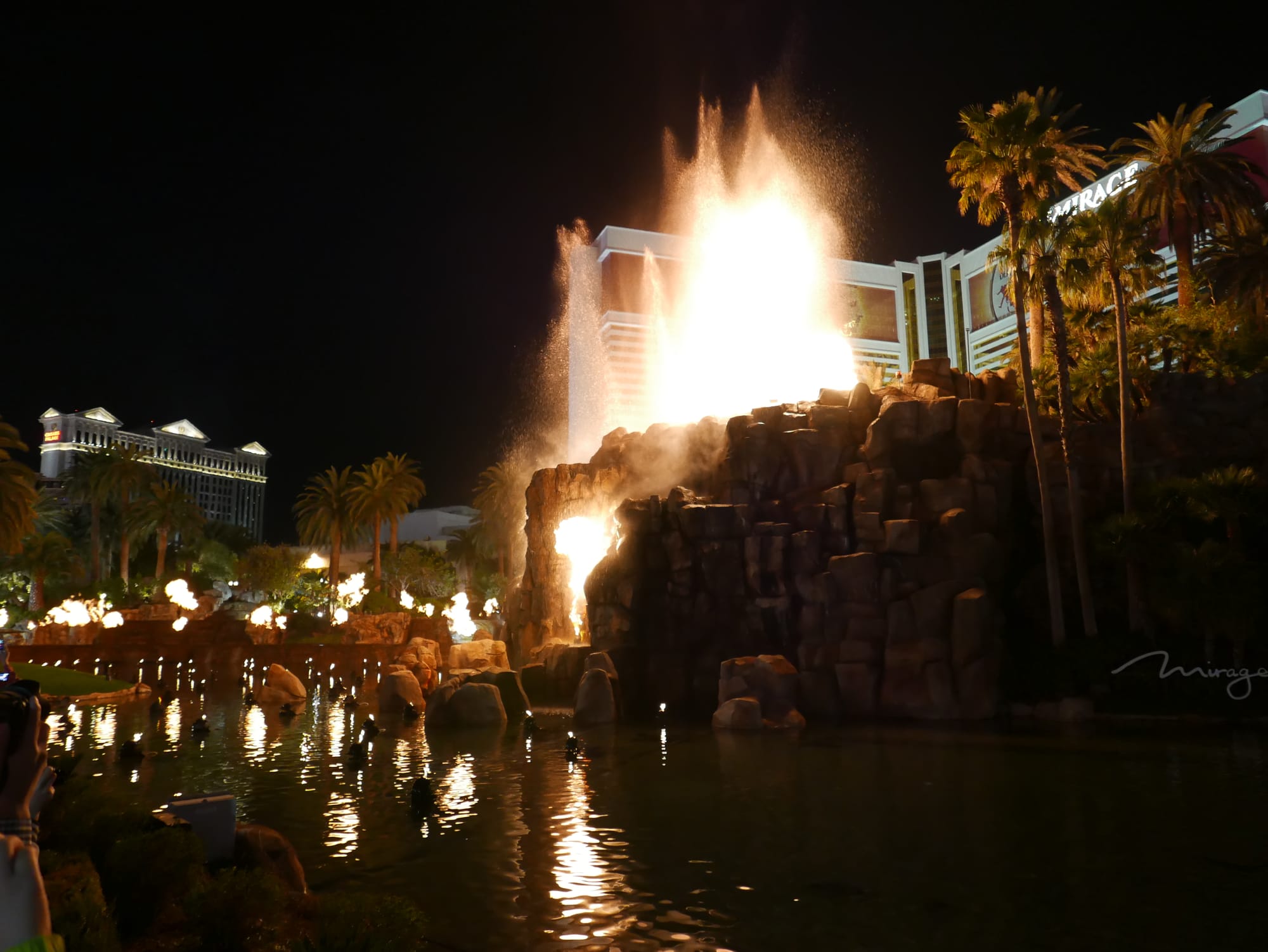 Photo by Author — the volcano, Las Vegas