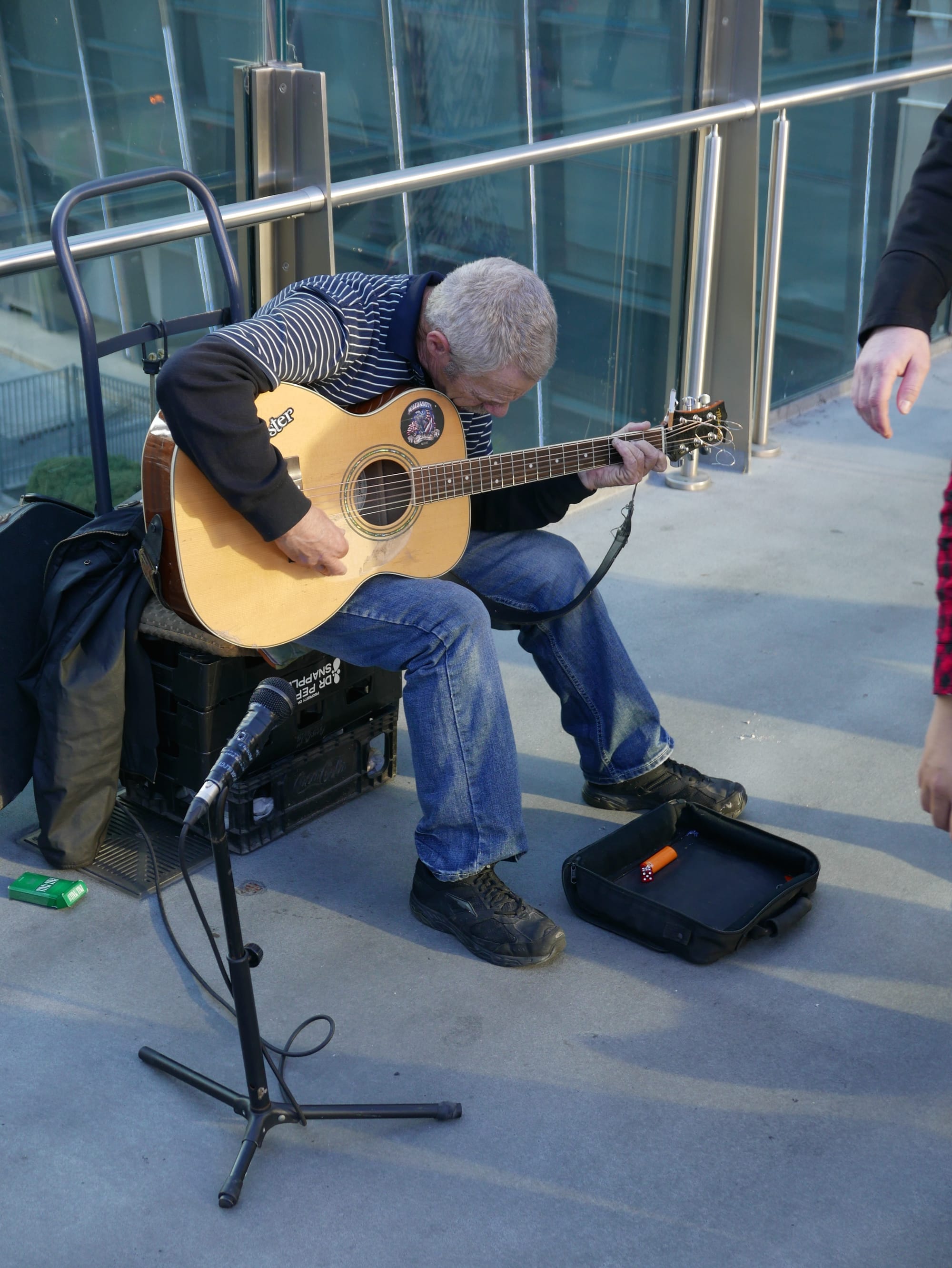 Photo by Author — street musician — Las Vegas, Nevada