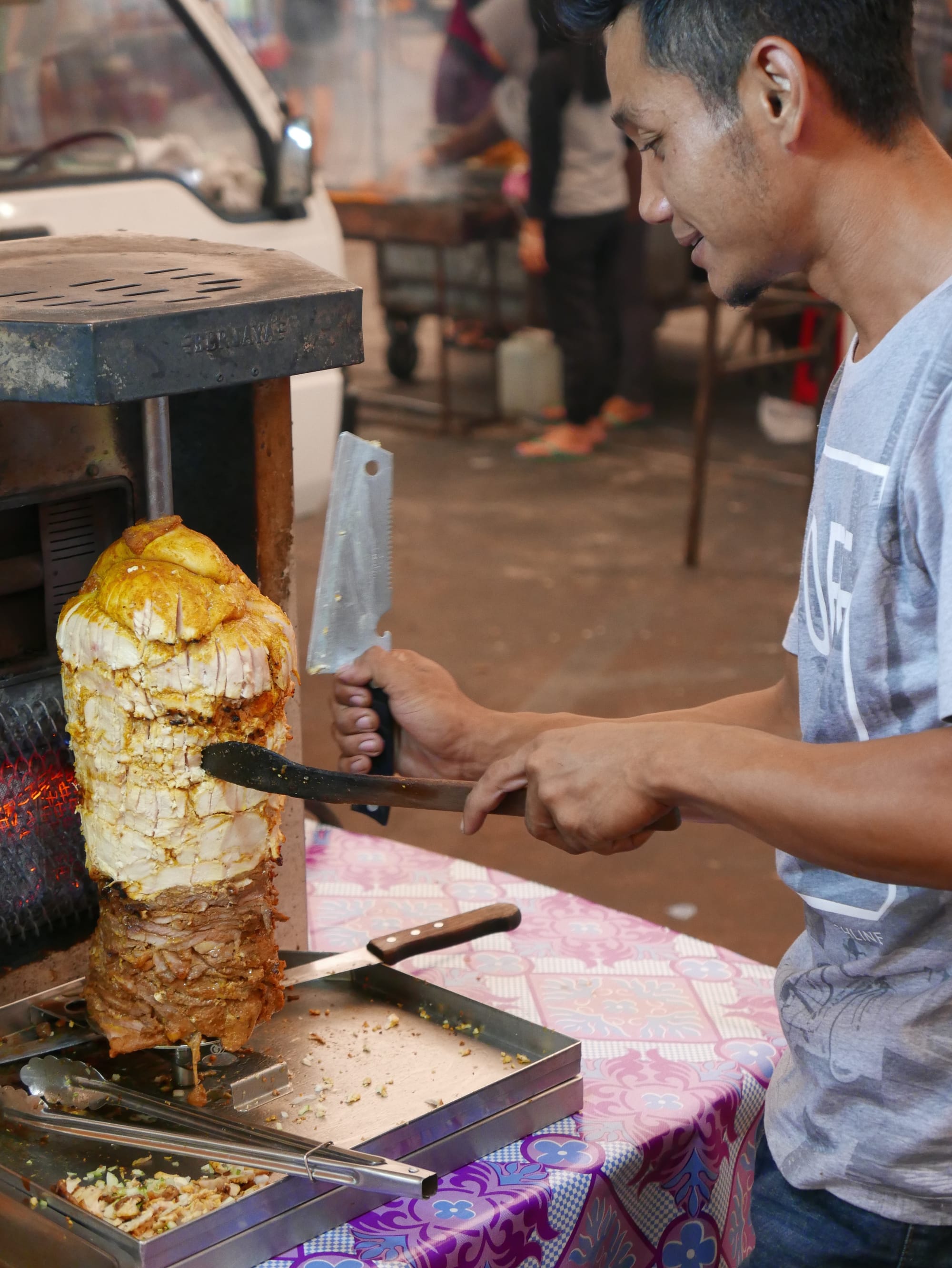 Photo by Author — Sibu, Sarawak, Malaysia — kebabs