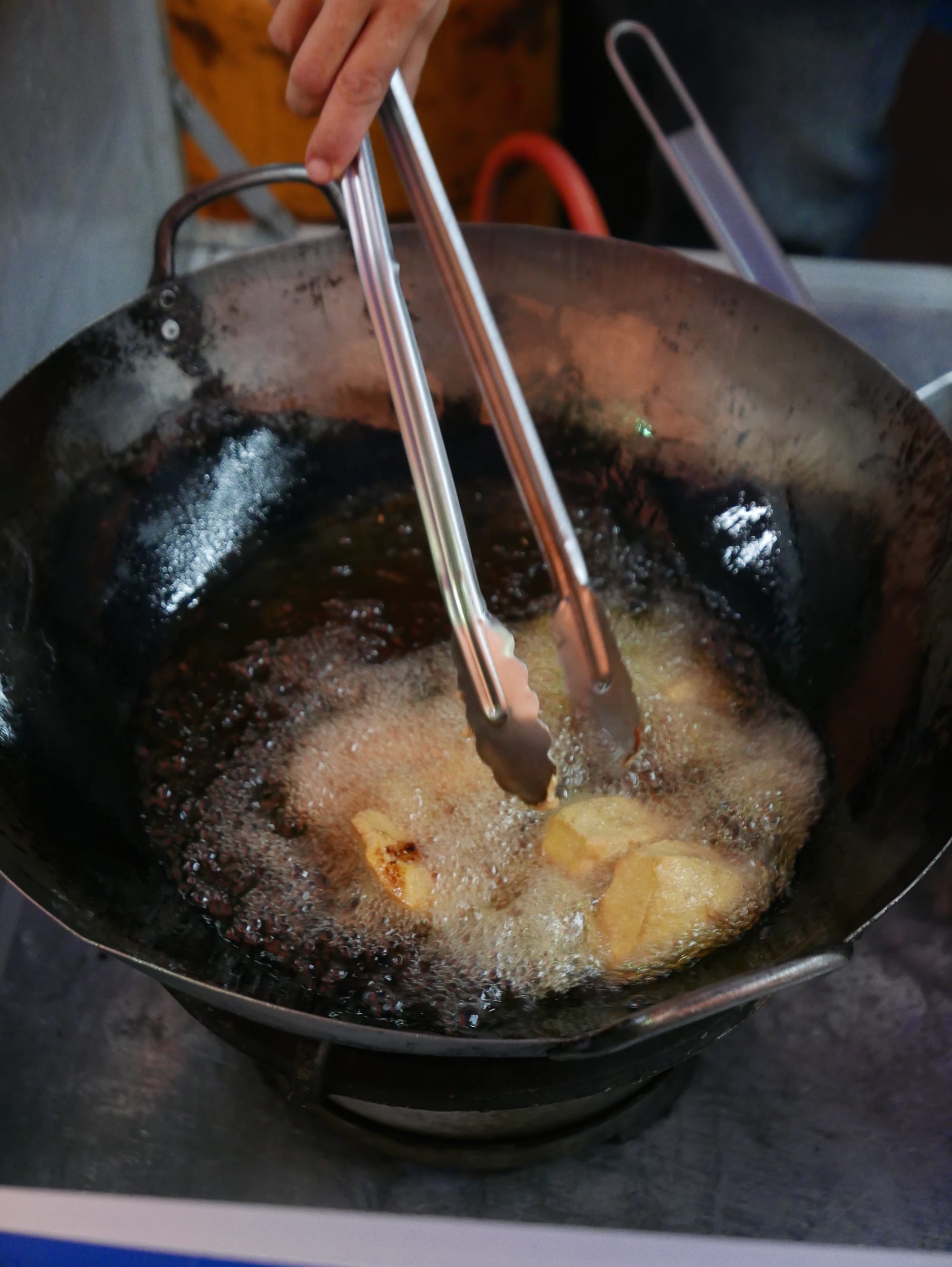 Photo by Author — Sibu, Sarawak, Malaysia — wok time