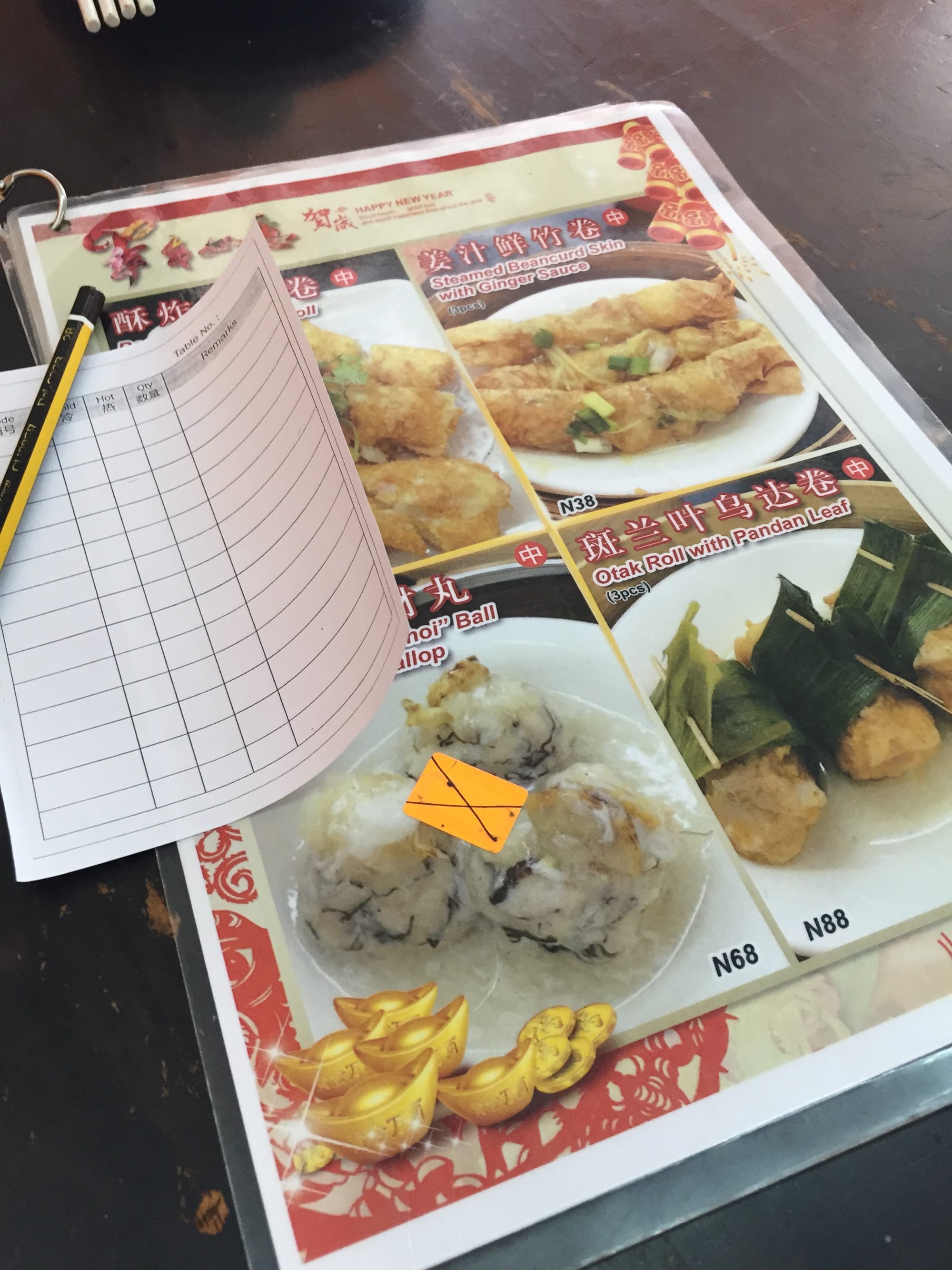 Photo by Author — Restaurant Changman 常满 — choosing my food